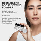 Buy now Dermablend Loose Setting Powder, Face Powder Makeup & Finishing Powder for Light, Medium & Tan Skin Tones at indiglob india
