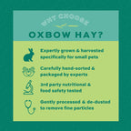 Buy now Oxbow Orchard Grass Hay, Rabbit & Guinea Pig Hay, High Fiber for Digestive Health, Grown in the USA, Veterinarian Recommended Small Pet Supplies, for Rabbits, Guinea Pigs, & Chinchillas, 15 oz. at indiglob india