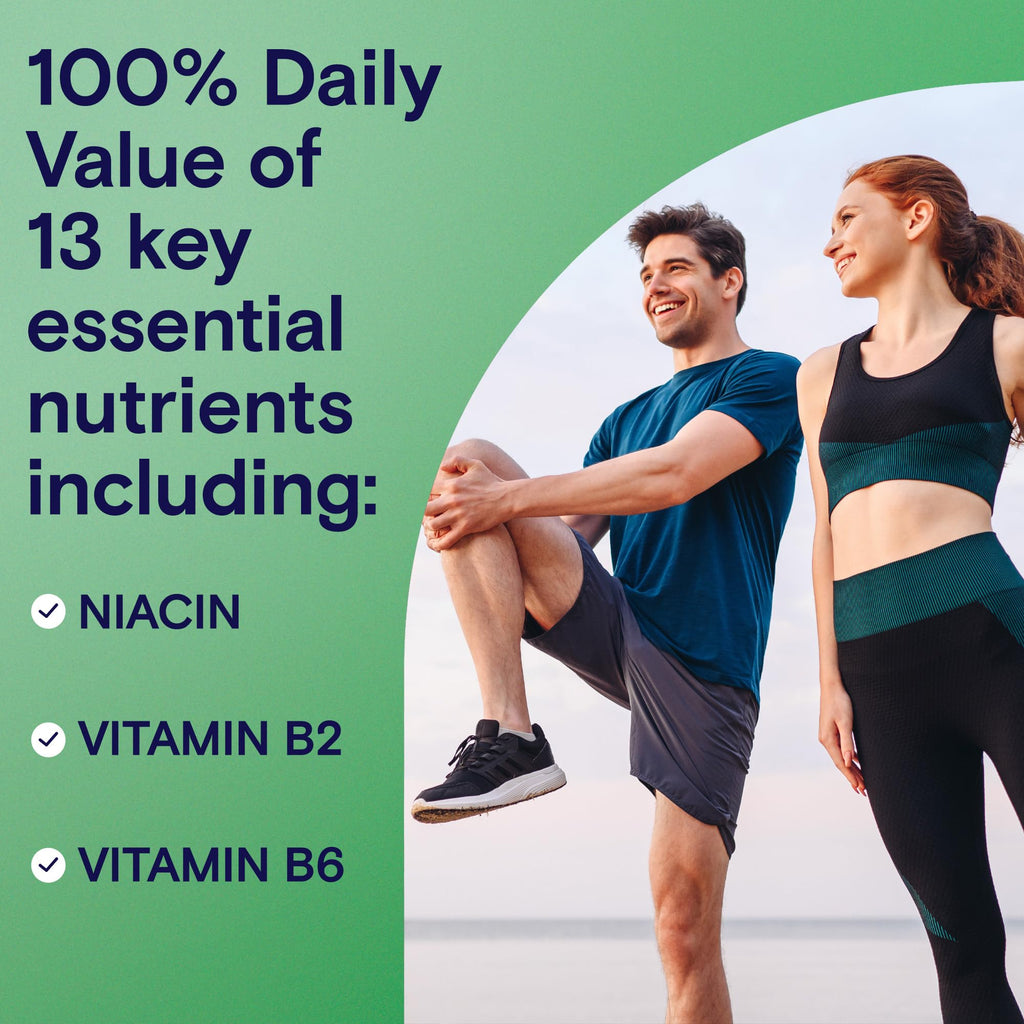 One A Day Energy Daily Essentials Multivitamin, Energy Supplement to Support Mental Alertness and Immune Health with Vitamins A C, D, E, Zinc and Caffeine, 120 Count