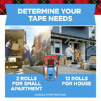 Buy now Scotch Heavy Duty Shipping Packing Tape, Clear, Packing Tape for Moving Boxes and Packaging Supplies, 1.88 in. x 22.2 yd., 6 Roll Dispensers, Moving Supplies at indiglob india