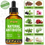 Dog Antibiotics for Infections, Kennel Cough, Wounds, UTIs, Allergies, Itching – Natural Antibiotics for Cats to Support Skin, Coat, & Digestion – Liquid Form for Oral Use – All Pet Ages – 2 oz