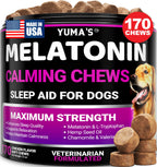 Melatonin for Dogs - 170 Chews - Melatonin Chews for Small and Large Dogs