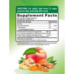 Nature's Truth Turmeric and Ginger Gummies | 70 Count | Peach Flavor | Vegan, Non-GMO & Gluten Free Supplement