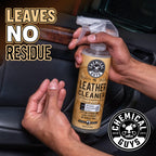 Buy now Chemical Guys Leather Cleaner and Conditioner Kit - 2 Bottles (4 oz Each), Car Cleaner and Conditioner, Safely Cleans & Conditions Leather Car Interiors, Furniture, Shoes, Boots, Bags, Apparel & More at indiglob india