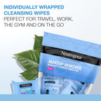 Buy now Neutrogena Makeup Remover Wipes, Daily Single Face Cleansing Towelettes, Makeup Removing Cleansing Wipes Removes Dirt & Oil, Alcohol-Free Face Towelettes, 20 ct at indiglob india