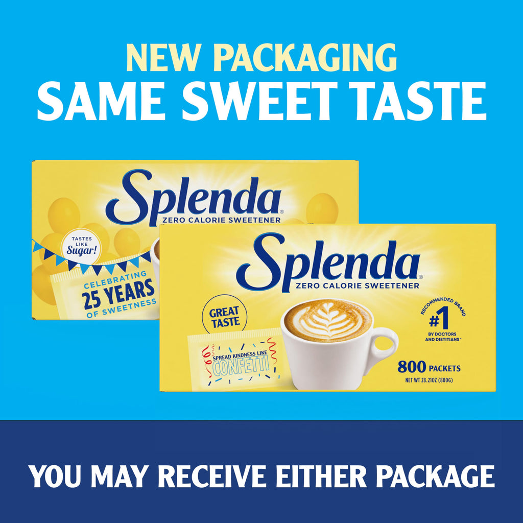 Buy now SPLENDA Zero Calorie Sweetener Value Pack, 800 Count Packets at indiglob india