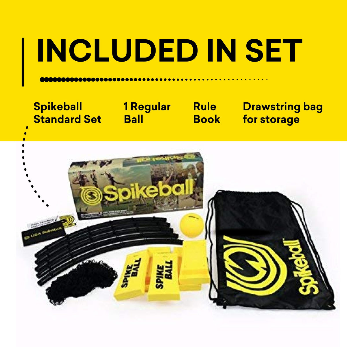 Spikeball The Original Kit 1-Ball Game Set, Outdoor, Yard, & Camping Games