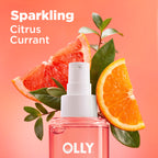 OLLY Bright Body Mist with Caffeine & Vitamin C- Juicy Citrus Scent, 5 oz