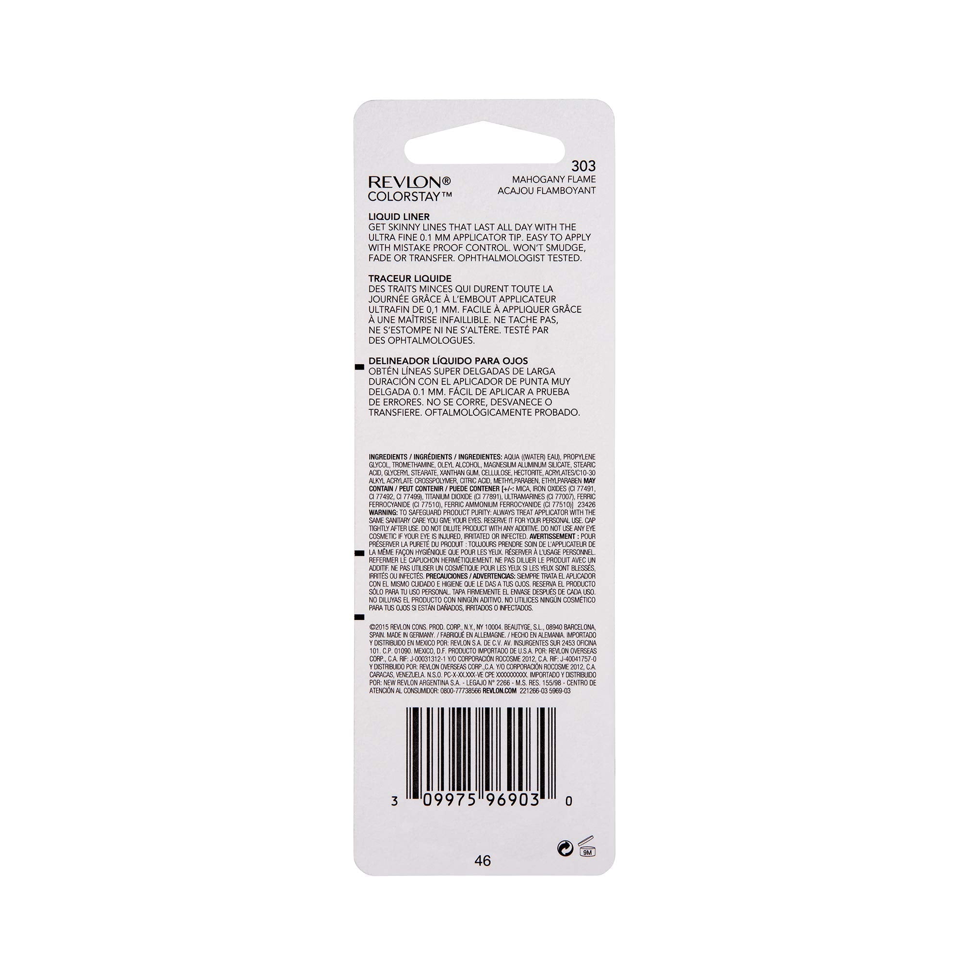 Buy now Revlon Skinny Liquid Eyeliner, ColorStay Eye Makeup, Waterproof, Smudge-proof, Longwearing with Ultra-Fine Tip, Mahogany Flame, 0.08 oz at indiglob india
