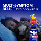Buy now VICKS DayQuil and NyQuil Kids Grape Cold & Cough + Fever Multi-Symptom Relief Liquid Co-Pack, Specially Formulated for Kids Ages 6+, 2x8 OZ at indiglob india