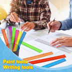 32 Pcs Clear Plastic Rulers, 12 Inch Transparent Rulers for Classroom