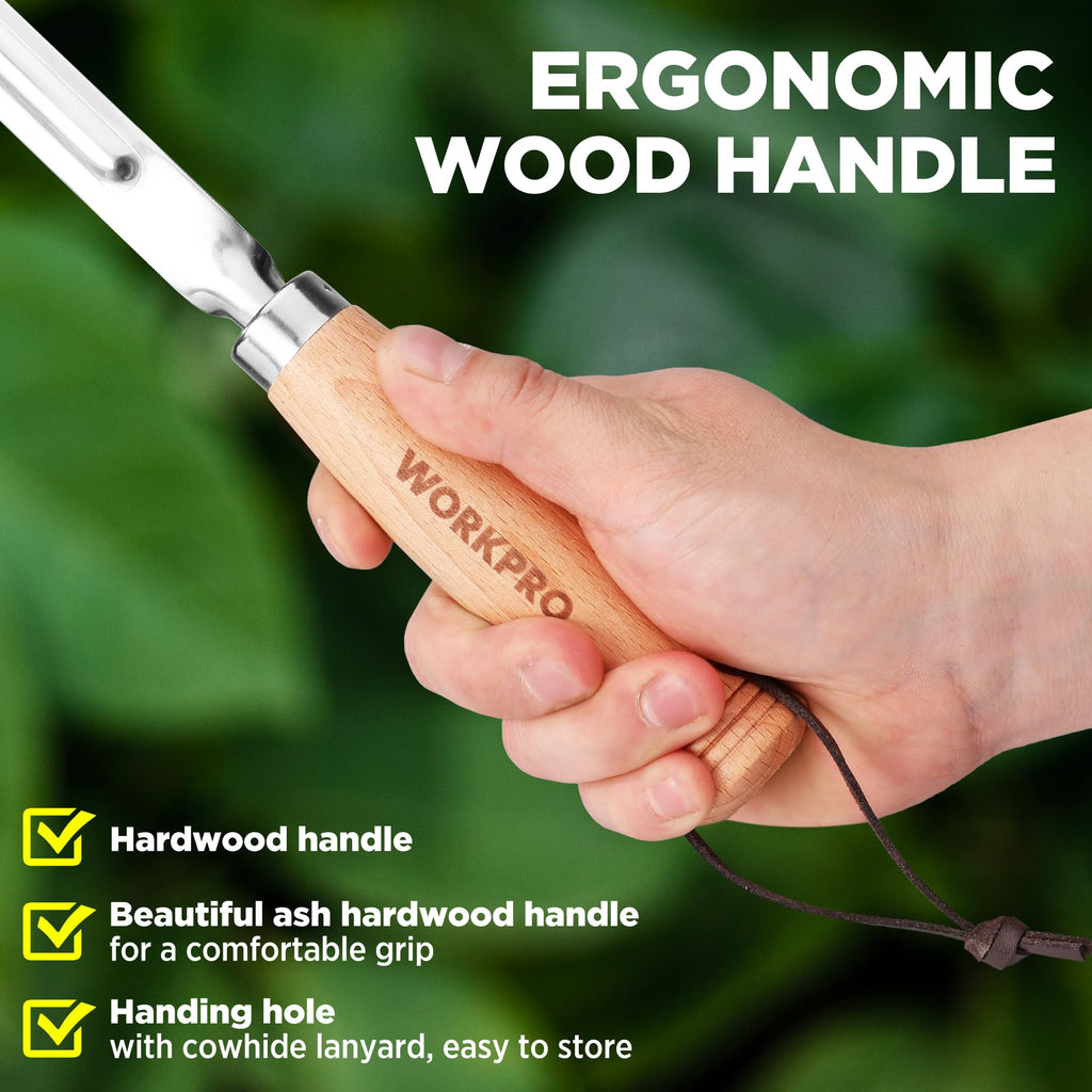 WORKPRO Crack Weeder, 12" Stainless Steel Crevice Weeding Tool