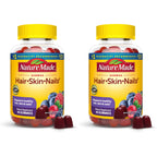 Nature Made Hair Skin and Nails with Biotin 2500 mcg, 90 Gummies | Dietary Supplement for Healthy Hair, Skin & Nails Support, Vitamin C Helps Make Collagen for Healthy Skin, 45 Day Supply