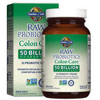 Garden of Life Raw Probiotics Colon Care, 50 Billion CFU, 1 Month Supply | 50 Billion Live Cultures - Dietary Supplement to Support Regular, Comfortable Movements