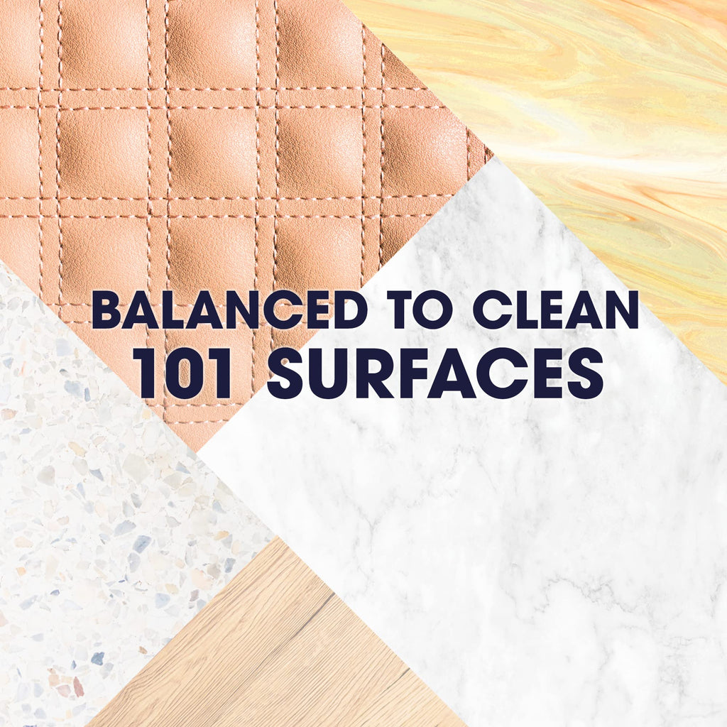 Pledge pH Balanced Multi Surface Cleaning Wipes, Fresh Citrus, 25 Ct, 4 pk