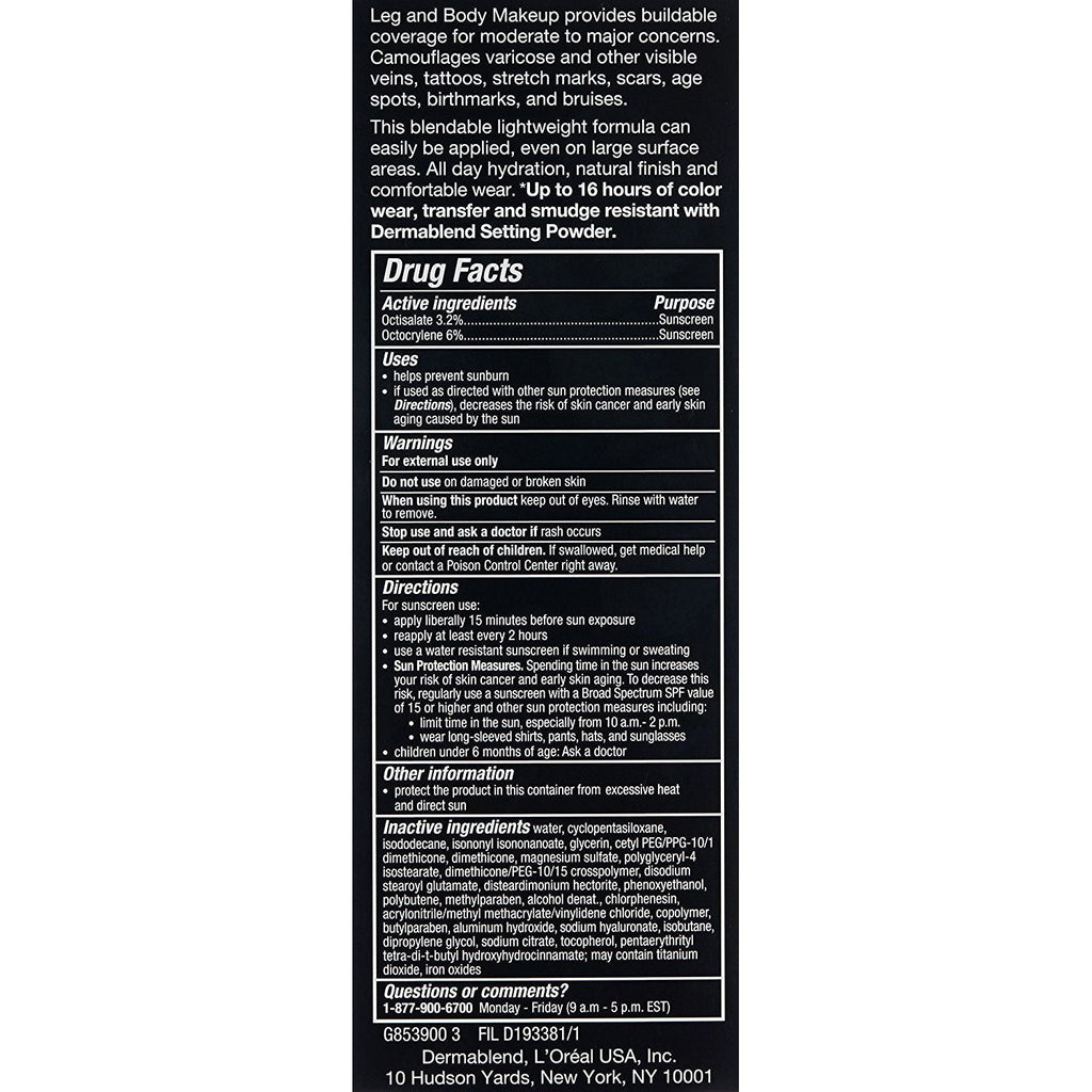 Buy now Dermablend Dermablend Leg and Body Makeup Foundation at indiglob india