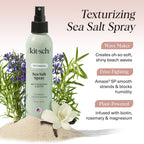 Buy now Kitsch Sea Salt Spray for Men and Women | Hair Spray with Rosemary, Biotin, Magnesium â€“ Hair Texturizer for Natural Curls and Beach Waves | Ideal Gifts for Women, 177 mL at indiglob india