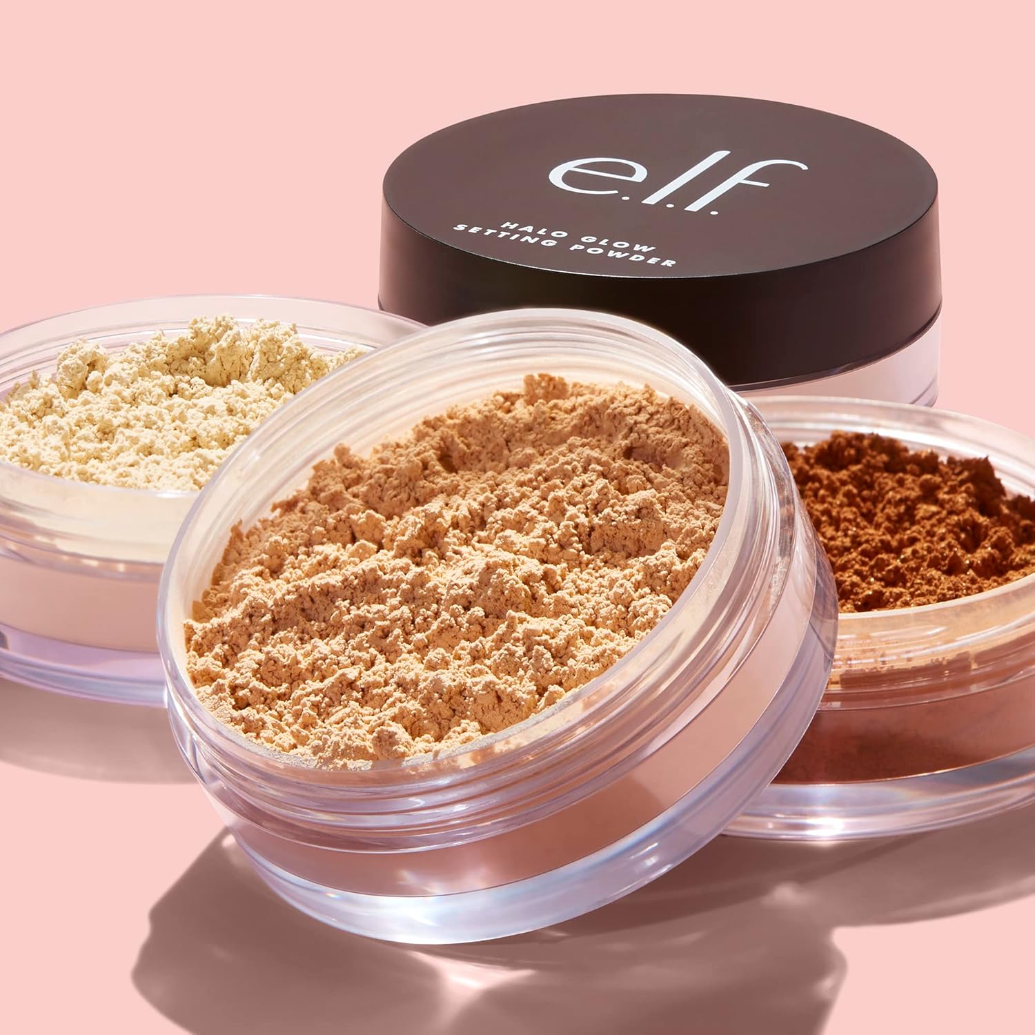 Buy now e.l.f. Halo Glow Soft Focus Setting Powder, Silky & Creates Soft Glow Without Shine, Smooths Pores & Lines, Vegan & Cruelty-Free, Light Pink at indiglob india
