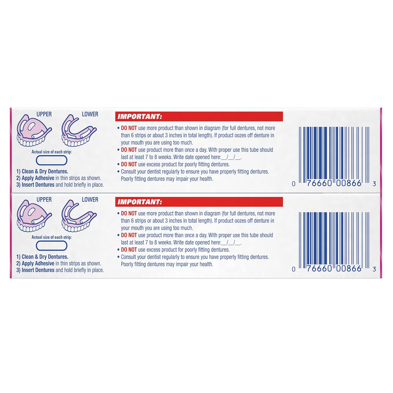 Buy now Fixodent Complete Original Denture Adhesive Cream, 2.4 oz, Pack of 2 at indiglob india