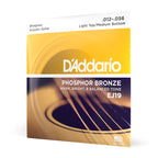 Buy now D'Addario Acoustic Guitar Strings, Phosphor Bronze, EJ42, Resophonic Medium Gauge 16-56, 6-String Set, Pack of 1 at indiglob india