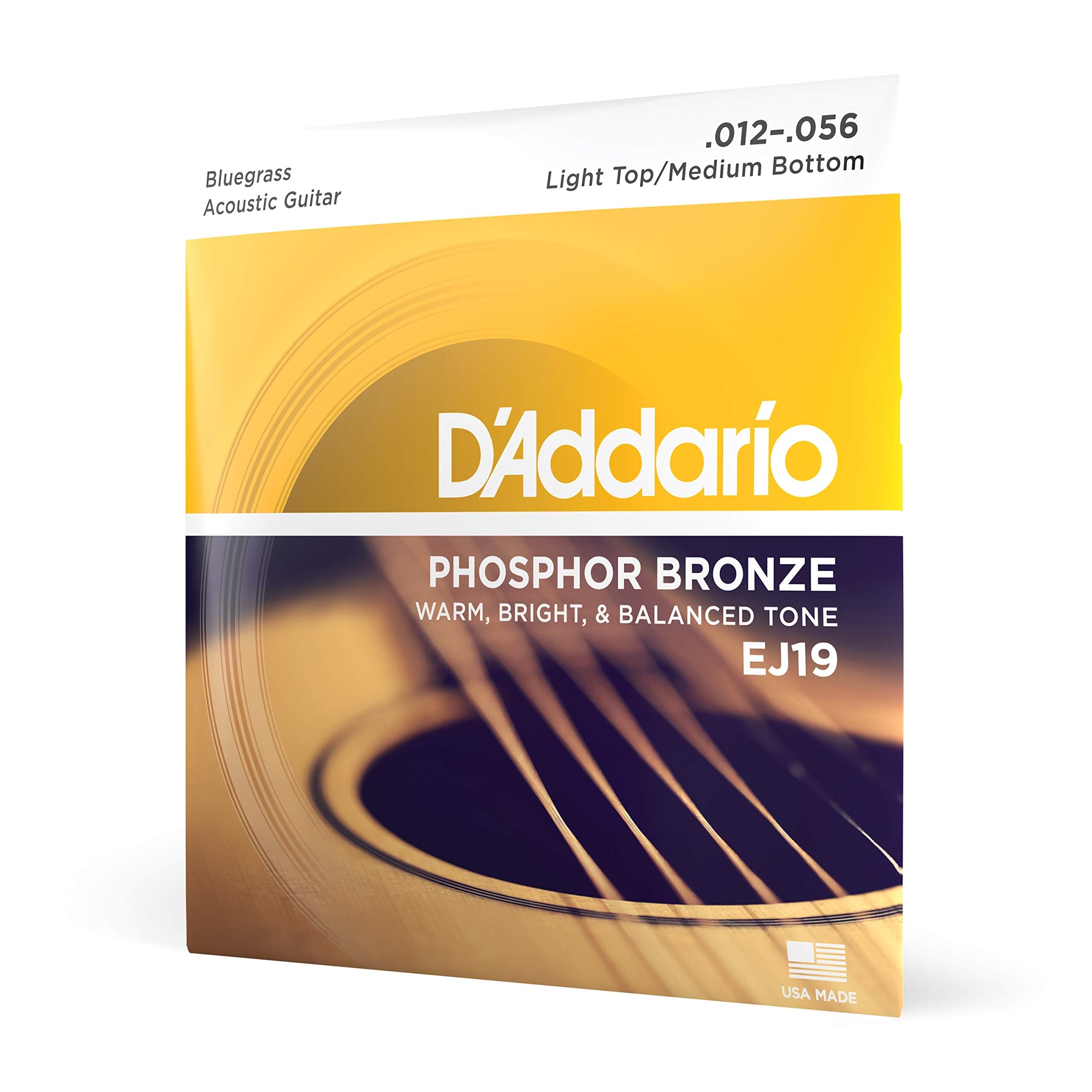 Buy now D'Addario Acoustic Guitar Strings, Phosphor Bronze, EJ42, Resophonic Medium Gauge 16-56, 6-String Set, Pack of 1 1-Pack Bluegrass, 12-56 at indiglob india