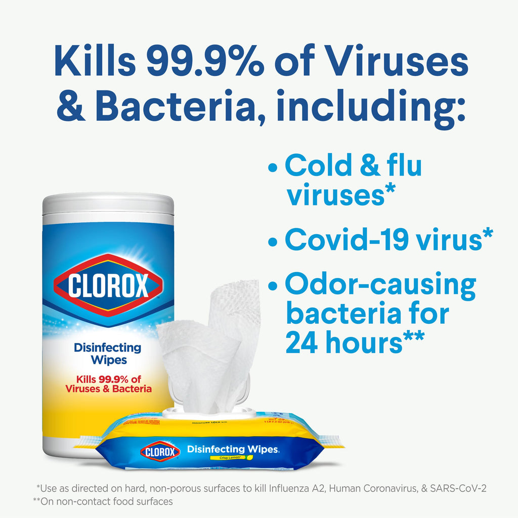 Buy now Clorox 30112 Disinfecting Wipe, Fresh/Lemon Fresh Scent (525 Count) at indiglob india