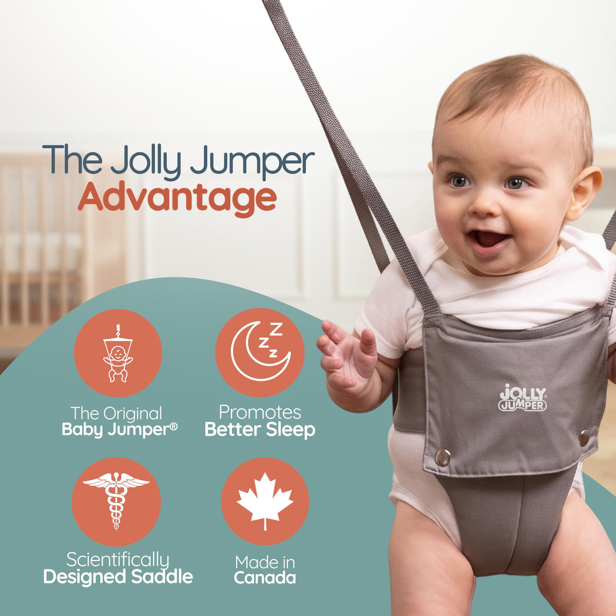 Jolly Jumper Classic with Stand - Black