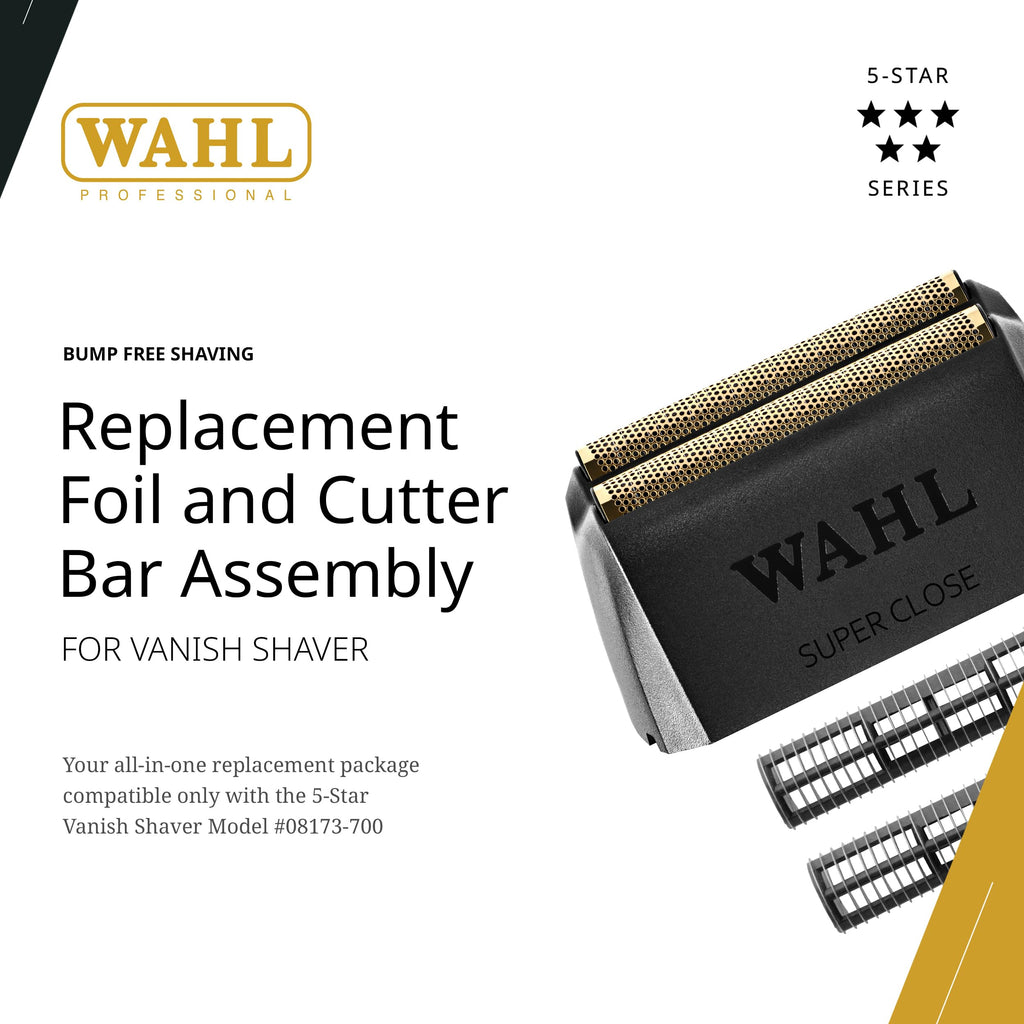 Wahl Professional Vanish Foil Head & Cutter Bar Replacement, Model 3022905