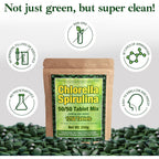 Buy now Good Natured Premium Spirulina and Chlorella Capsules 1,250 Tablets, Non-GMO, Vegan Organic Chlorella Tablets, Sunlight Grown, Cracked Cell Wall, High Protein, Heavy Metal Detox at indiglob india