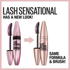 Maybelline Lash Sensational Waterproof Mascara, Lengthening and Volumizing for a Full Fan Effect, Brownish Black, 1 Count