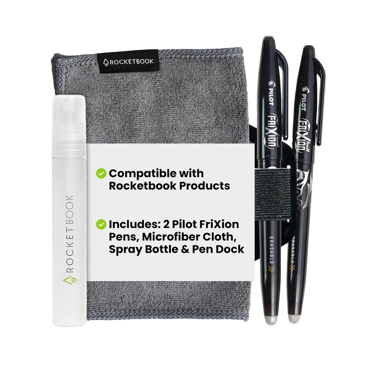 Rocketbook Accessory Kit, Compatible with Rocketbook Notebooks & Planners
