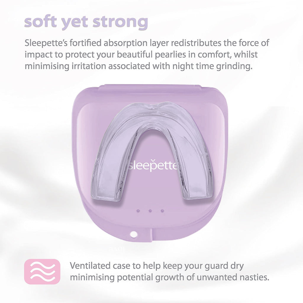 Night Guard for Women, TMJ Mouth Guard for Grinding Teeth at Night & Jaw Clenching - Moldable Dental Night Guard for Teeth Grinding Mouth Guard for Sleep, 4 x Nightguard 2 x Sizes