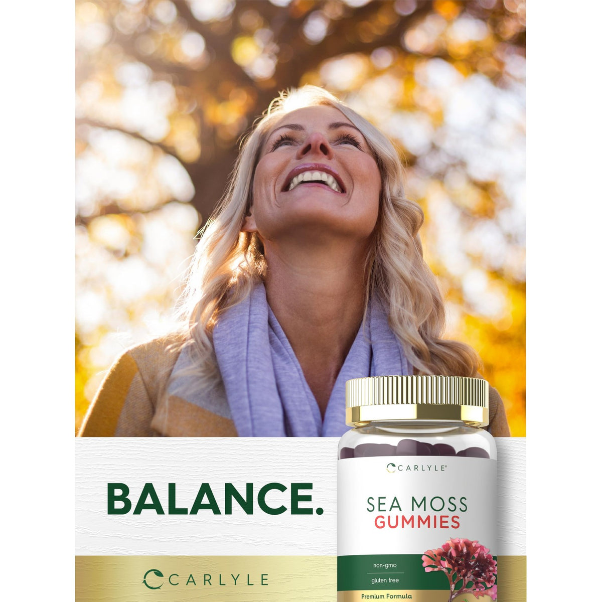 Carlyle Sea Moss Gummies | 70 Count | for Men and Women