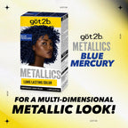 Buy now Got2b Metallics Permanent Hair Color, M67 Blue Mercury at indiglob india