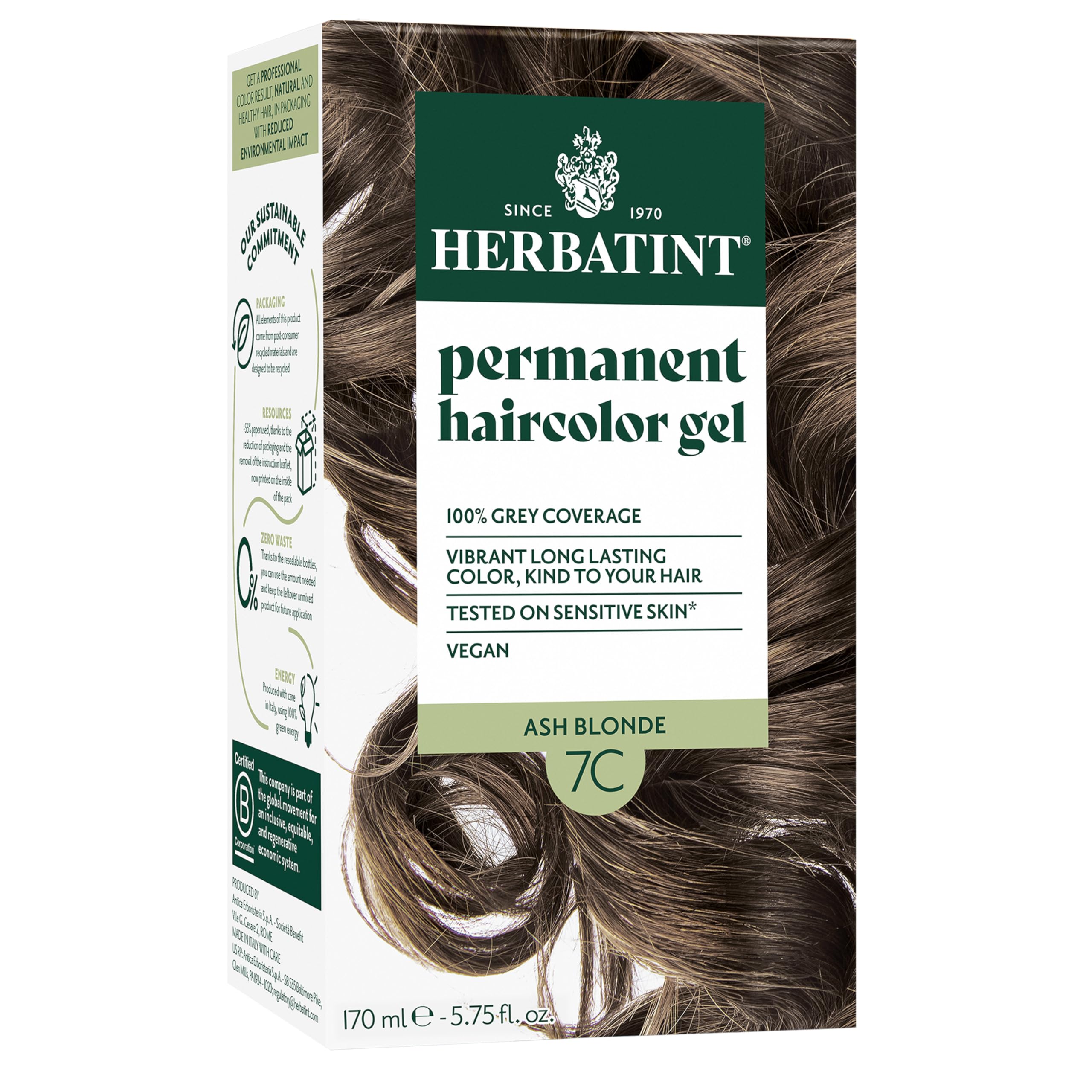 Buy now Herbatint Permanent Hair Dye For Women - 4N Chestnut - For Up To 100% Gray Coverage of Resistant Gray Hair - Ammonia-Free, Alcohol-Free & Vegan - Salon Influenced Hair color 5.75 fl oz at indiglob india