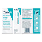 CeraVe Resurfacing Retinol Face Serum with Niacinamide, Pore Minimizer, 1oz | Skin Care Brightening Serum with Licorice Root, Acne Scar & Hyperpigmentation Treatment, Dark Spot Corrector, Skin Repair