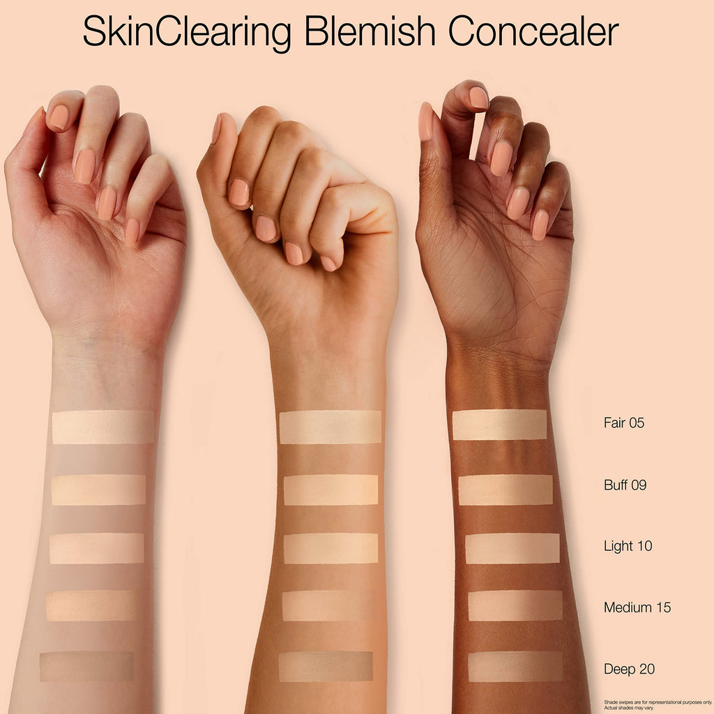 Neutrogena SkinClearing Blemish Concealer Face Makeup, Fair 05, .05 oz | Non-Comedogenic and Oil-Free Concealer Helps Cover, Treat & Prevent Breakouts