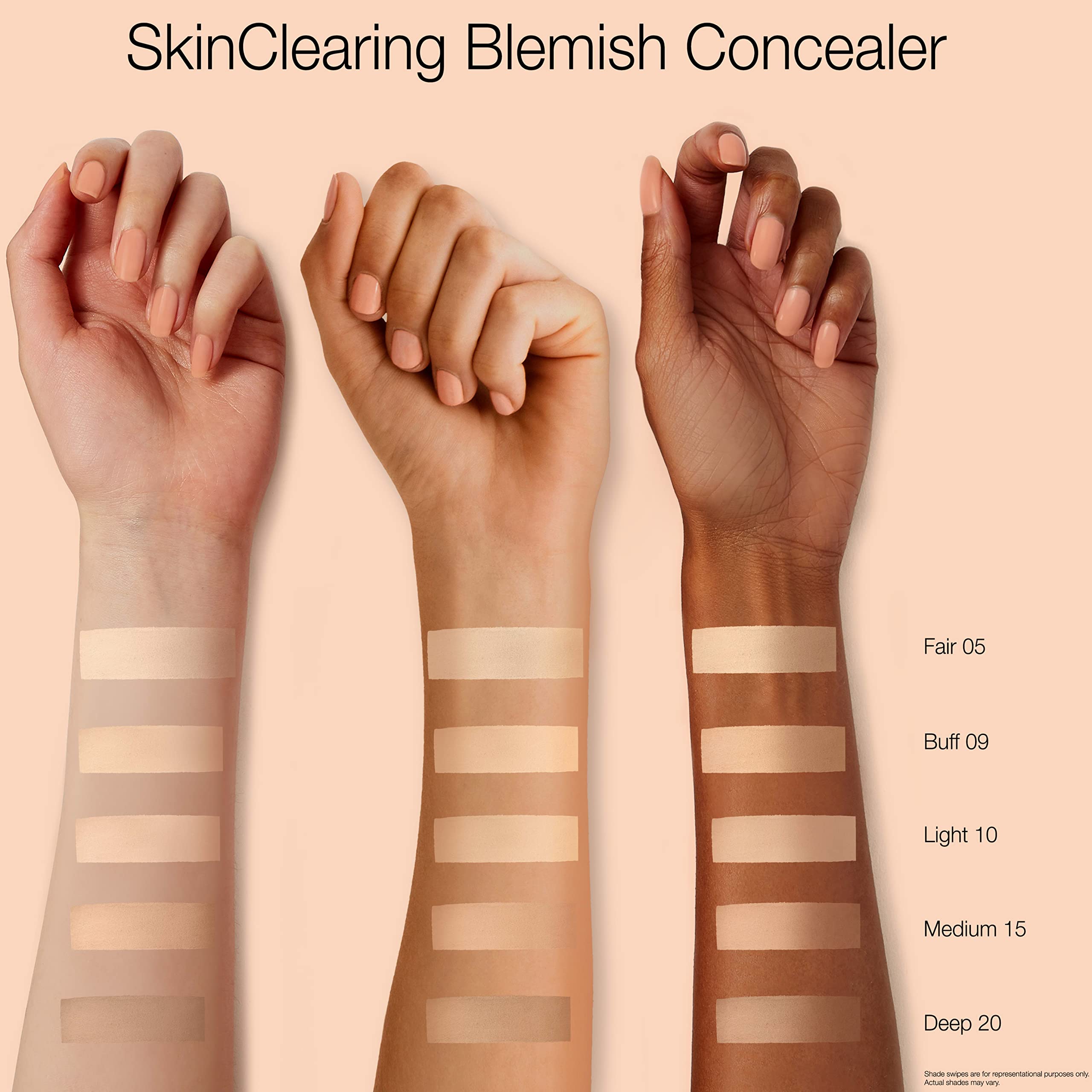Neutrogena SkinClearing Blemish Concealer Face Makeup, Fair 05, .05 oz | Non-Comedogenic and Oil-Free Concealer Helps Cover, Treat & Prevent Breakouts