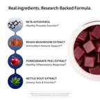 Snap Supplements Prostate Health Supplement for Men, 60 Sugar-Free Chews