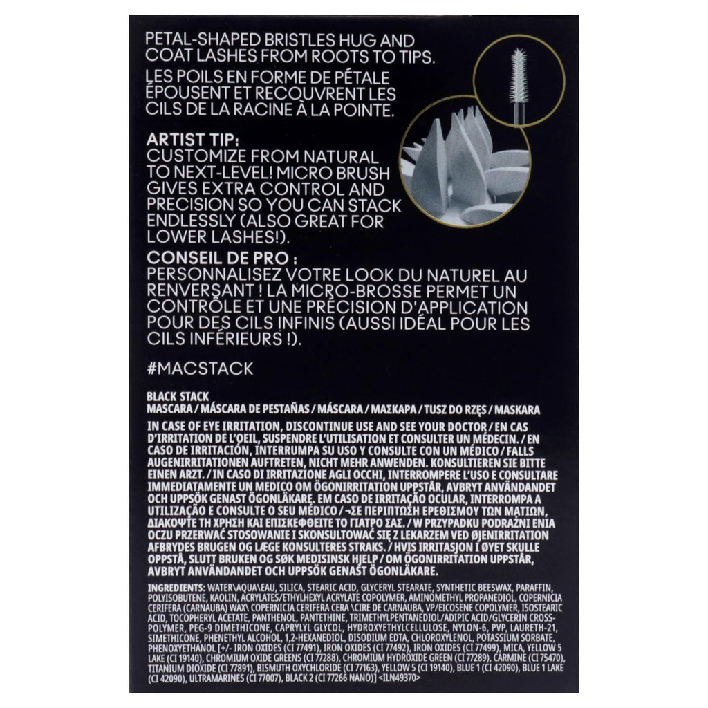 Buy now MAC MAC Stack Mascara Superstack Micro Brush Mascara Women 0.41 oz at indiglob india