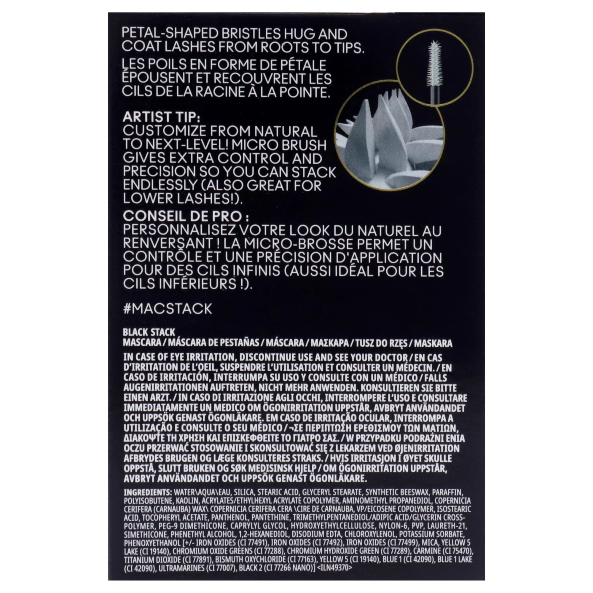 Buy now MAC MAC Stack Mascara Superstack Micro Brush Mascara Women 0.41 oz at indiglob india
