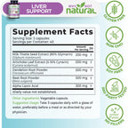 5-in-1 Liver Health Formula Supplement for Detox and Cleanse - Milk Thistle