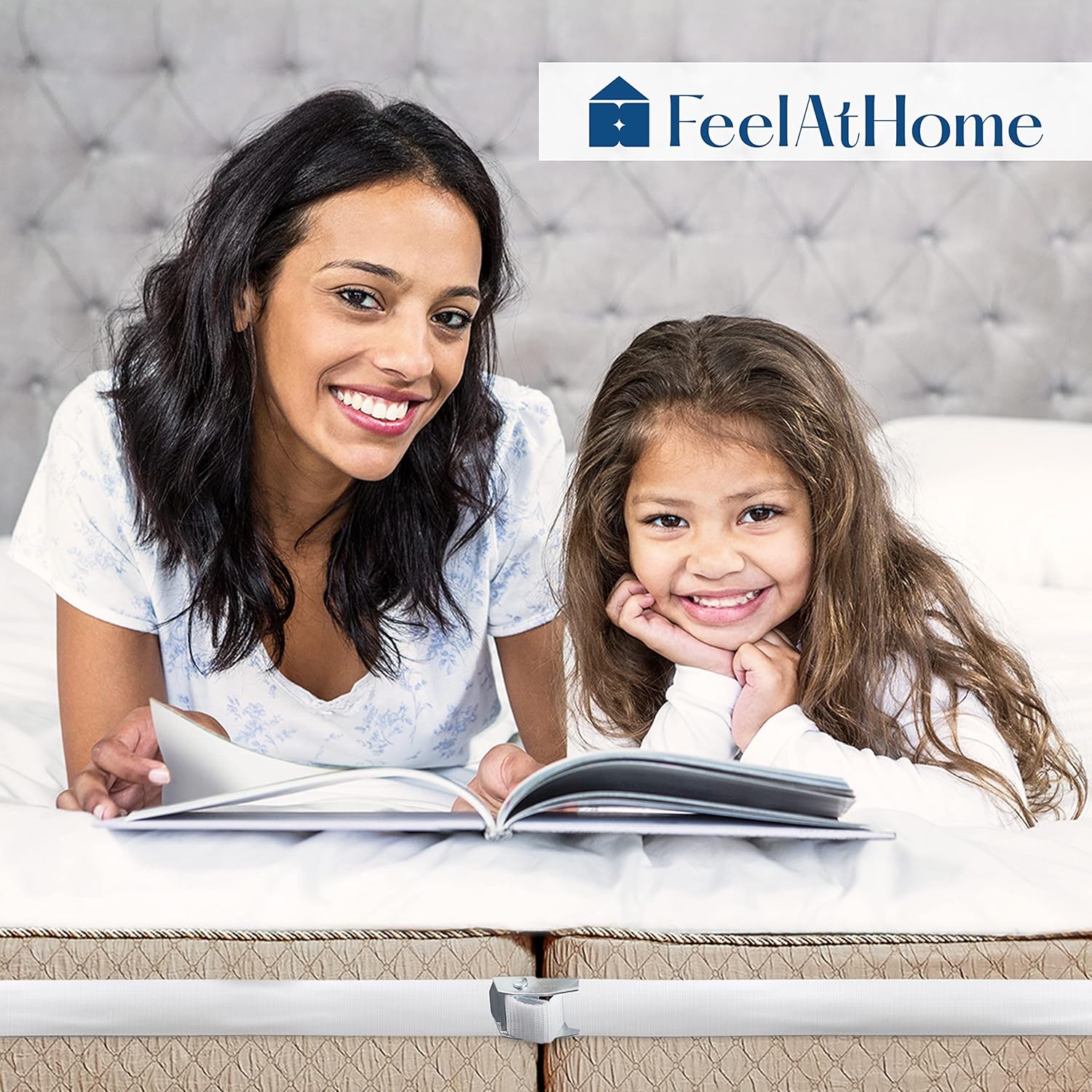 Buy now FeelAtHome Twin Bed Converter - Twin to King Mattress Joiner, 33ft Long Connecting Strap at indiglob india