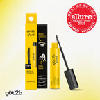 got2b Glued Brow Gel & Edge Control, Strong Hold, Clear, 0.54 Fl Oz | Tames brows and flyaways, Sweat-resistant with castor oil, Quick-dry formula, Vegan formula, Dual-sided brush