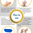 Buy now Petrichor â€“ USA Made Acupressure Hand Pressure Point Clip, All Natural Headache Migraine Aid, Drug Free Tension Anxiety Relief, Stress Reduction, Pain Alleviation, 2 Pack Both Hands, 1 Size Fits All at indiglob india