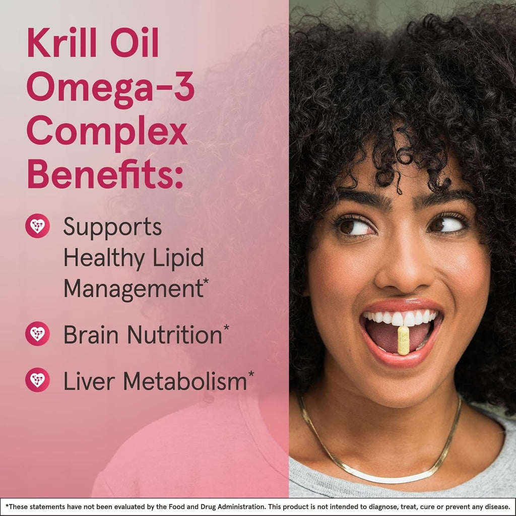 Buy now Jarrow Formulas Krill Oil - Phospholipid Omega-3 Complex with Astaxanthin - 60 Softgels - 30 Servings - Supports Lipid Management, Metabolism, Brain & Heart Health - EPA & DHA - Gluten Free - Non-GMO at indiglob india