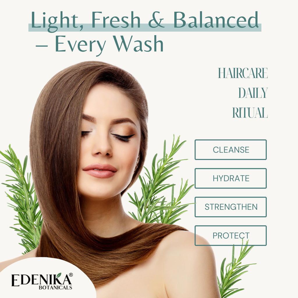 Rosemary Shampoo and Conditioner Set with 100% Rosemary Oil & Biotin for Thinning Hair, Anti-Hair Loss & Strengthening Botanical Formula, Women & Men, Sulfate-Free