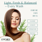 Rosemary Shampoo and Conditioner Set with 100% Rosemary Oil & Biotin for Thinning Hair, Anti-Hair Loss & Strengthening Botanical Formula, Women & Men, Sulfate-Free