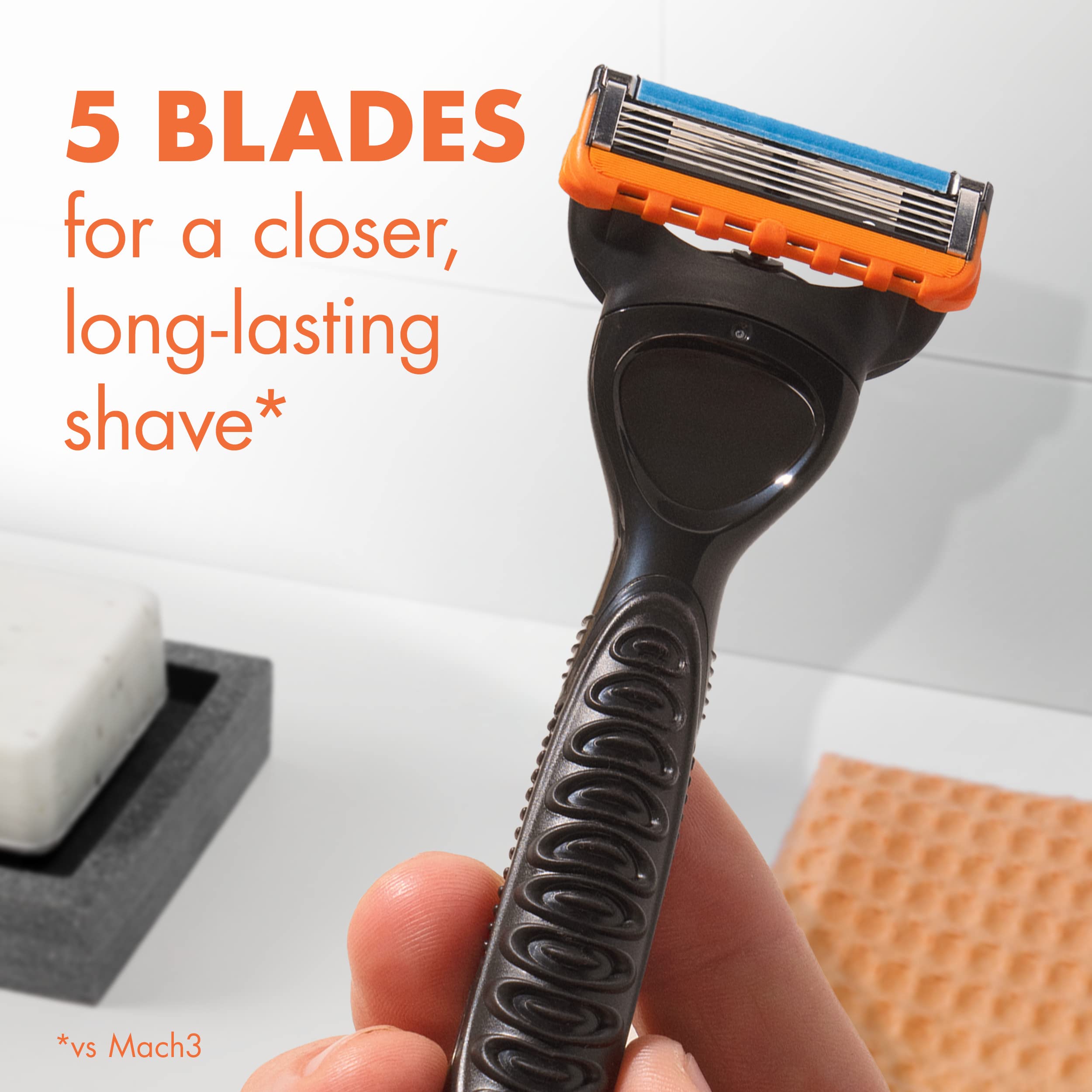 Buy now Gillette Fusion5 Men's Razor Blade Refills, 4 Count at indiglob india