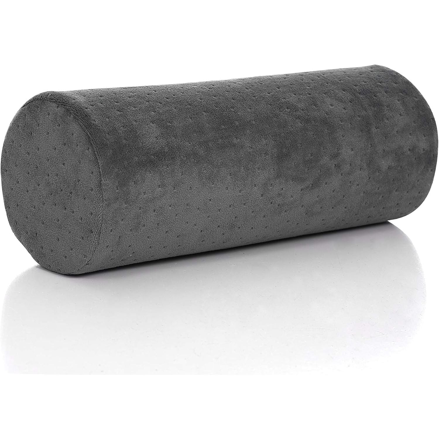 Buy now AllSett Health Round Cervical Roll Cylinder Bolster Pillow with Removable Washable Cover, Ergonomically Designed for Head, Neck, Back, and Legs, Grey Grey at indiglob india